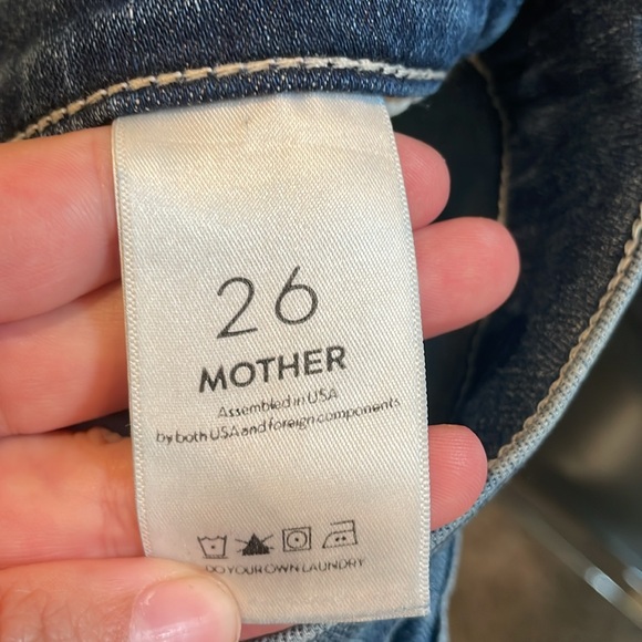 Womens MOTHER The Rascal Ankle Chew Wash: Just Like The Ones We Used - Picture 6 of 9